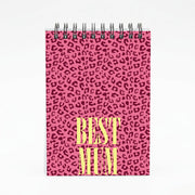 Best Mum Leopard Print Notebook 4