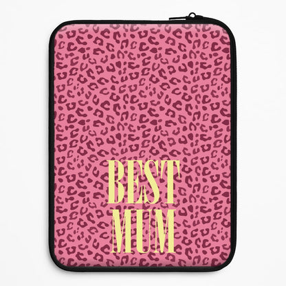 Best Mum Leopard Print Universal Laptop Sleeve