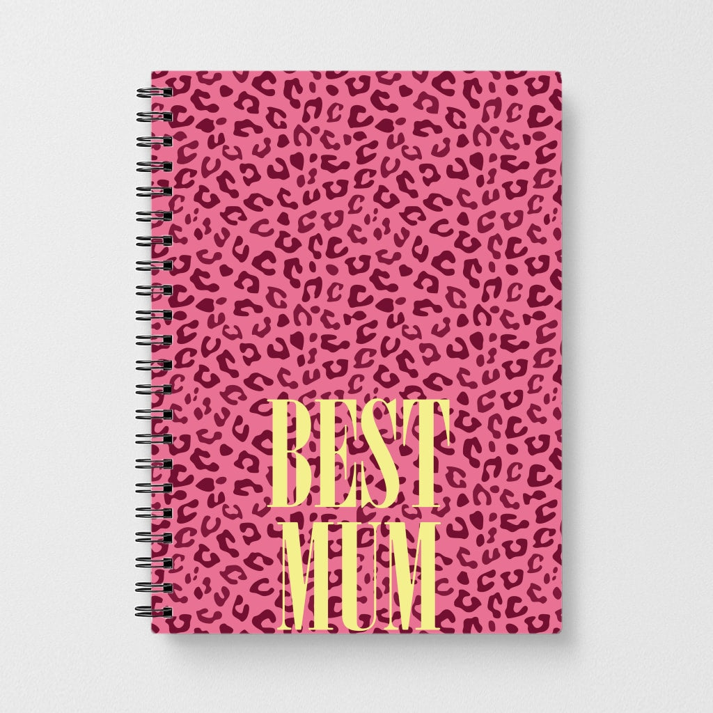 Best Mum Leopard Print Notebook