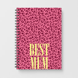Best Mum Leopard Print Notebook