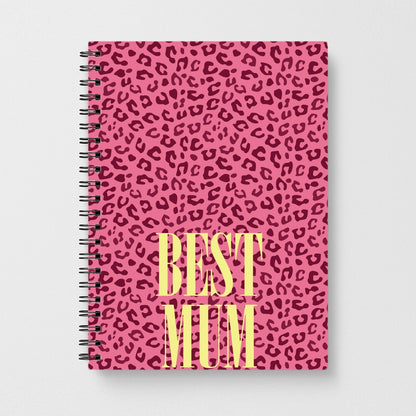 Best Mum Leopard Print Notebook