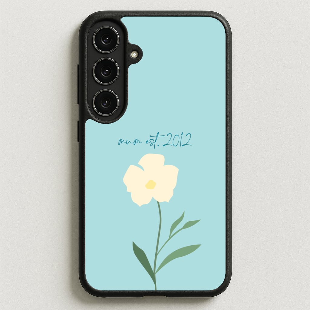 Baby Blue Mum Est Phone Case for Galaxy S25FE