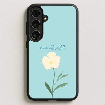 Baby Blue Mum Est Phone Case for Galaxy S25FE