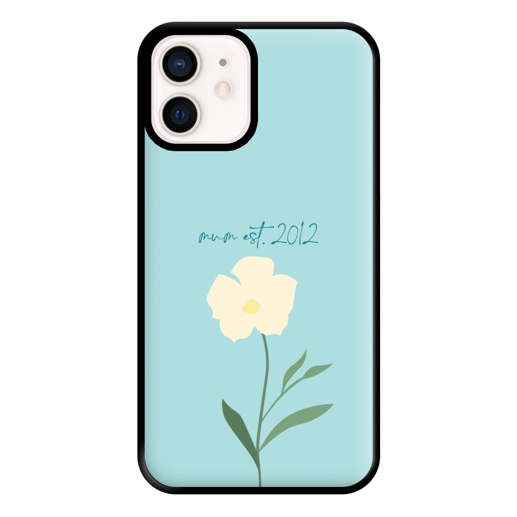 Baby Blue Mum Est Phone Case for iPhone 12 Mini