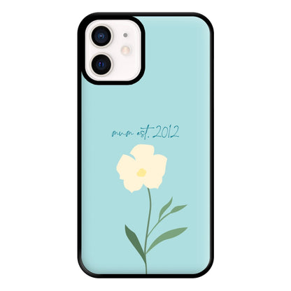 Baby Blue Mum Est Phone Case for iPhone 12 Mini