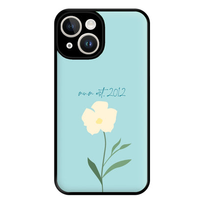 Baby Blue Mum Est Phone Case for iPhone 14