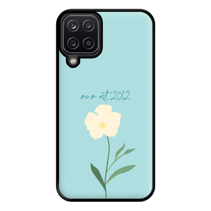 Baby Blue Mum Est Phone Case for Galaxy A12