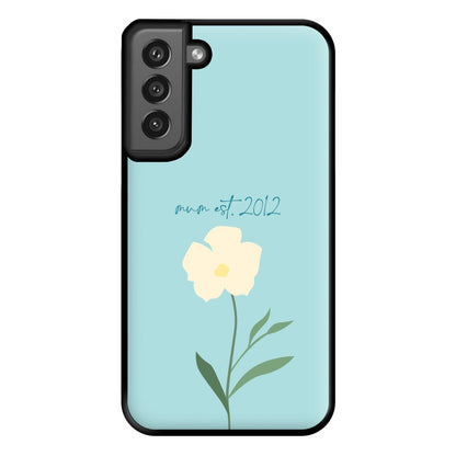 Baby Blue Mum Est Phone Case for Galaxy S21FE