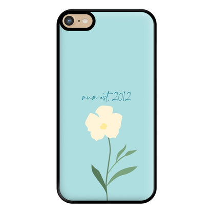 Baby Blue Mum Est Phone Case for iPhone 6 Plus / 7 Plus / 8 Plus