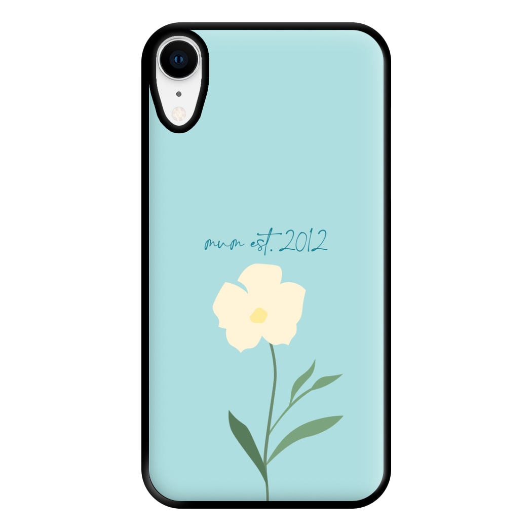 Baby Blue Mum Est Phone Case for iPhone XR