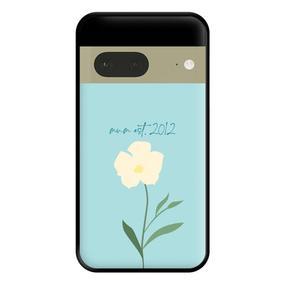 Baby Blue Mum Est Phone Case for Google Pixel 7a