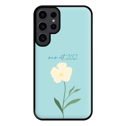 Baby Blue Mum Est Phone Case for Galaxy S23 Ultra