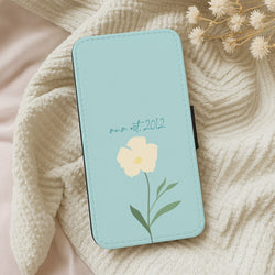 Baby Blue Mum Est Wallet Phone Case