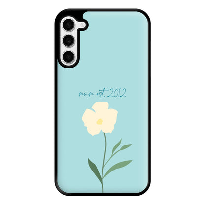 Baby Blue Mum Est Phone Case for Galaxy S23 Plus