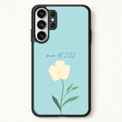 Personalised Baby Blue Mum Est Phone Case for Galaxy S26 Ultra