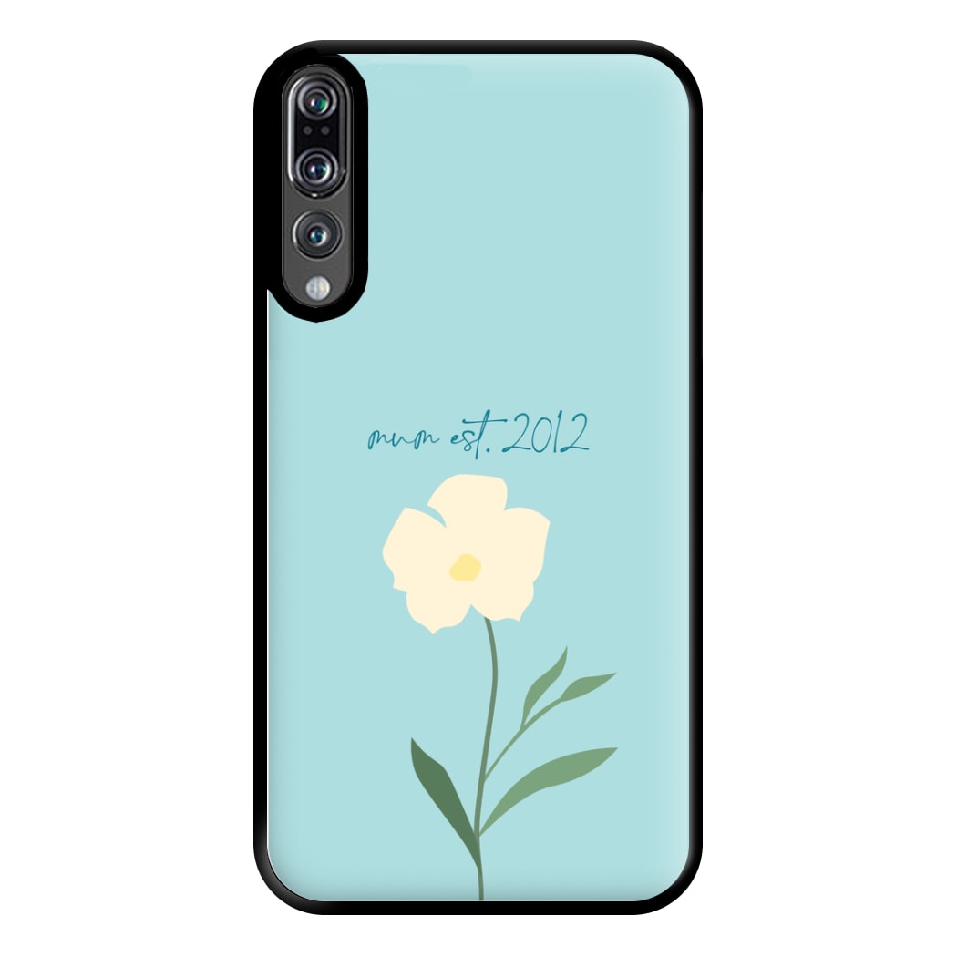 Baby Blue Mum Est Phone Case for Huawei P20 Pro