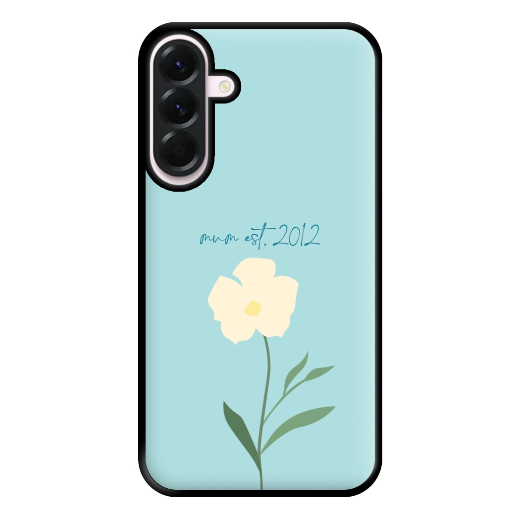 Baby Blue Mum Est Phone Case for Galaxy A36