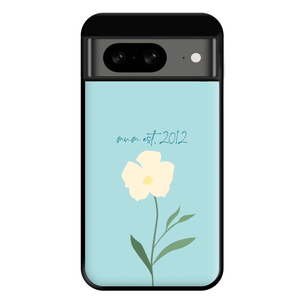 Baby Blue Mum Est Phone Case for Google Pixel 8