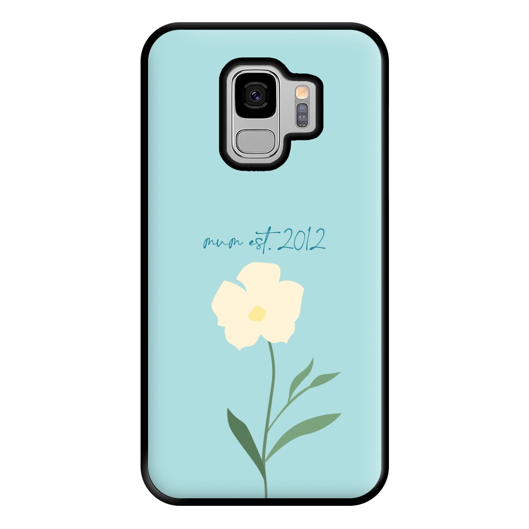 Baby Blue Mum Est Phone Case for Galaxy S9 Plus