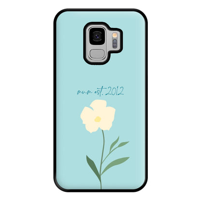 Baby Blue Mum Est Phone Case for Galaxy S9 Plus