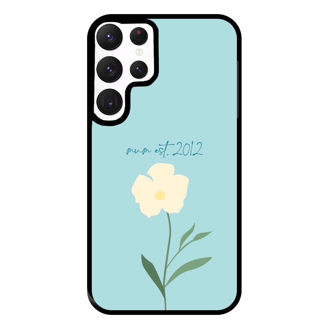 Baby Blue Mum Est Phone Case for Galaxy S22 Ultra