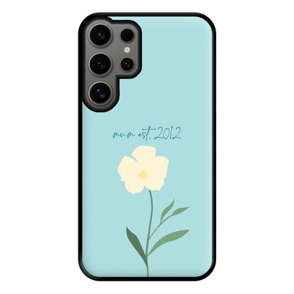 Baby Blue Mum Est Phone Case for Galaxy S24 Ultra