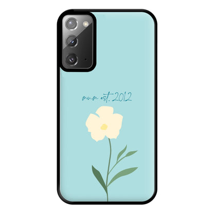 Baby Blue Mum Est Phone Case for Galaxy Note 20 Ultra