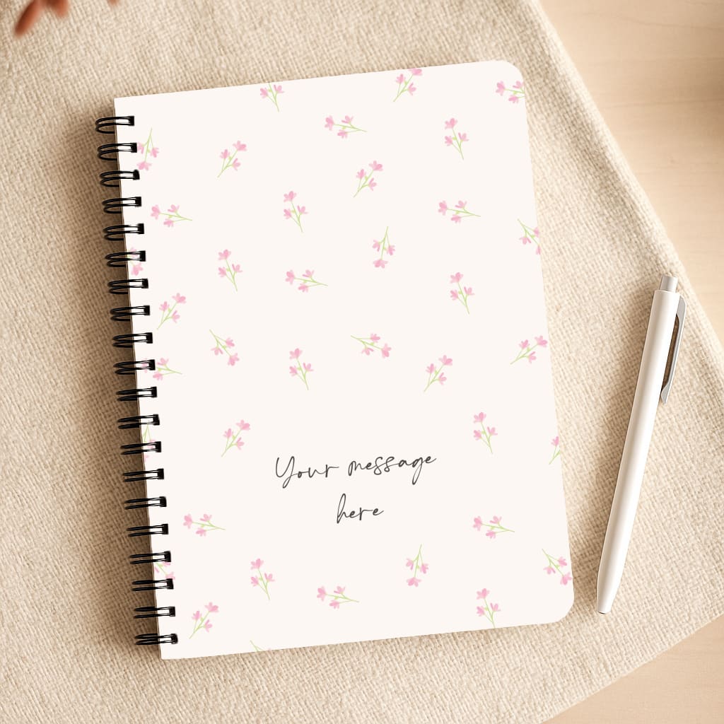 Floral Personalised Message Notepad