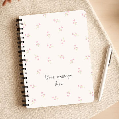 Floral Personalised Message Notepad