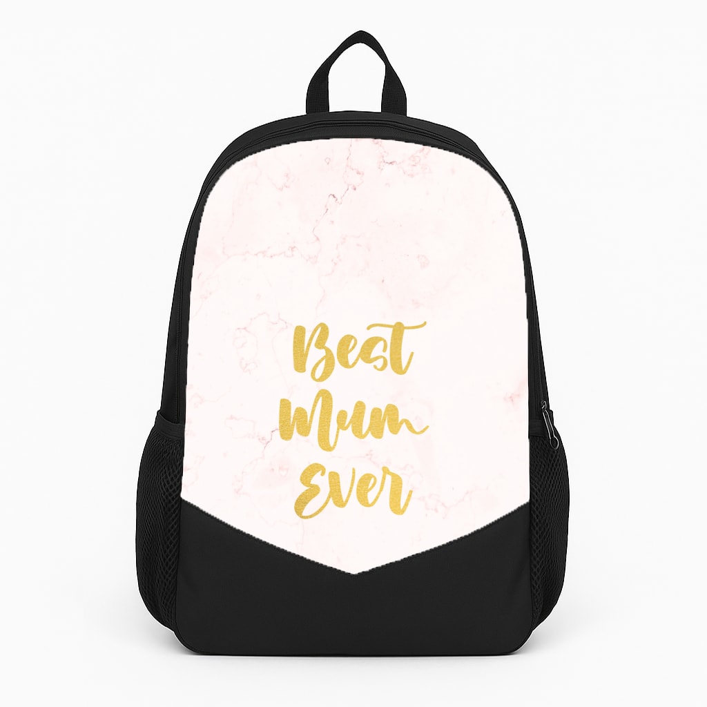 Golden Best Mum Ever Backpack