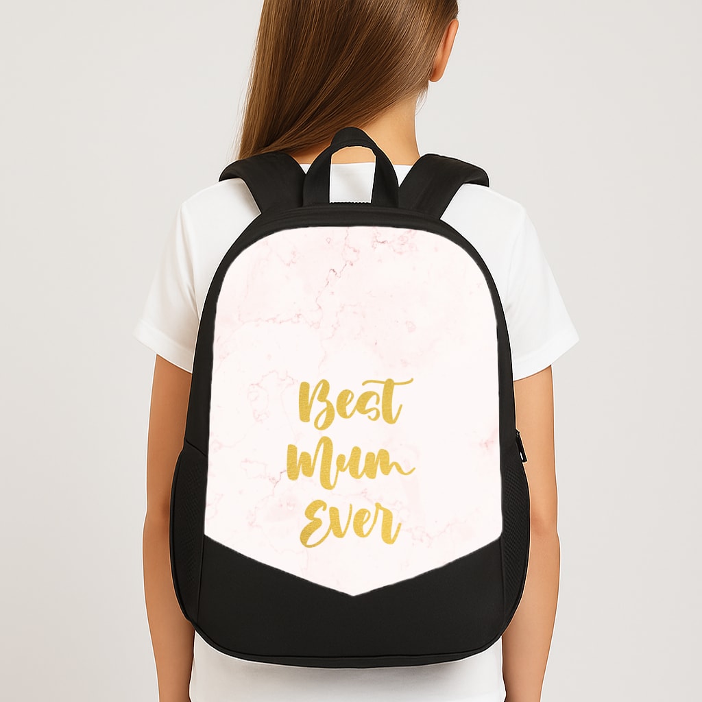 Golden Best Mum Ever Backpack