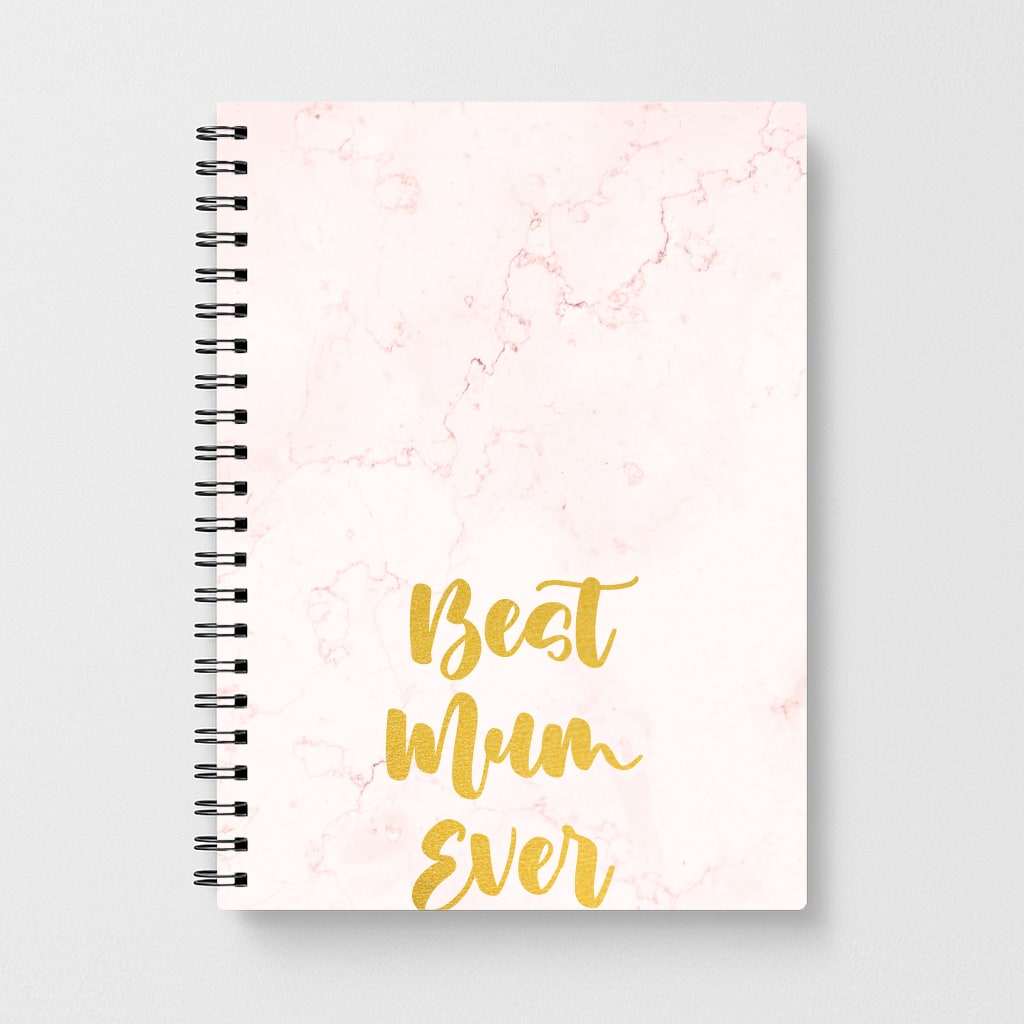 Golden Best Mum Ever Notebook