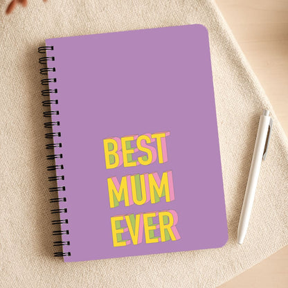 Geometric Best Mum Ever Notepad