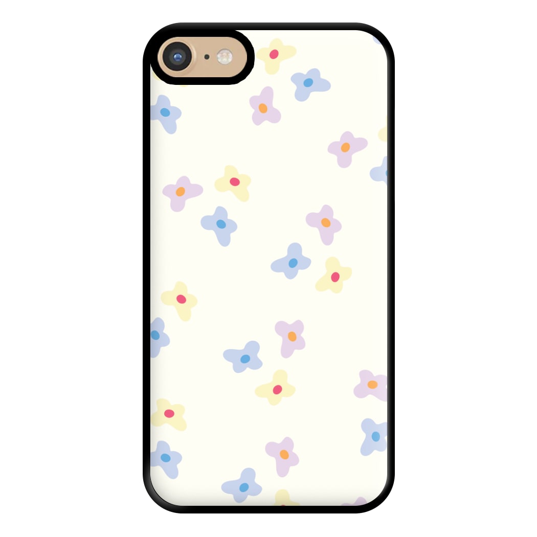 Pastel Flowers Pattern Phone Case for iPhone 6 / 7 / 8 / SE