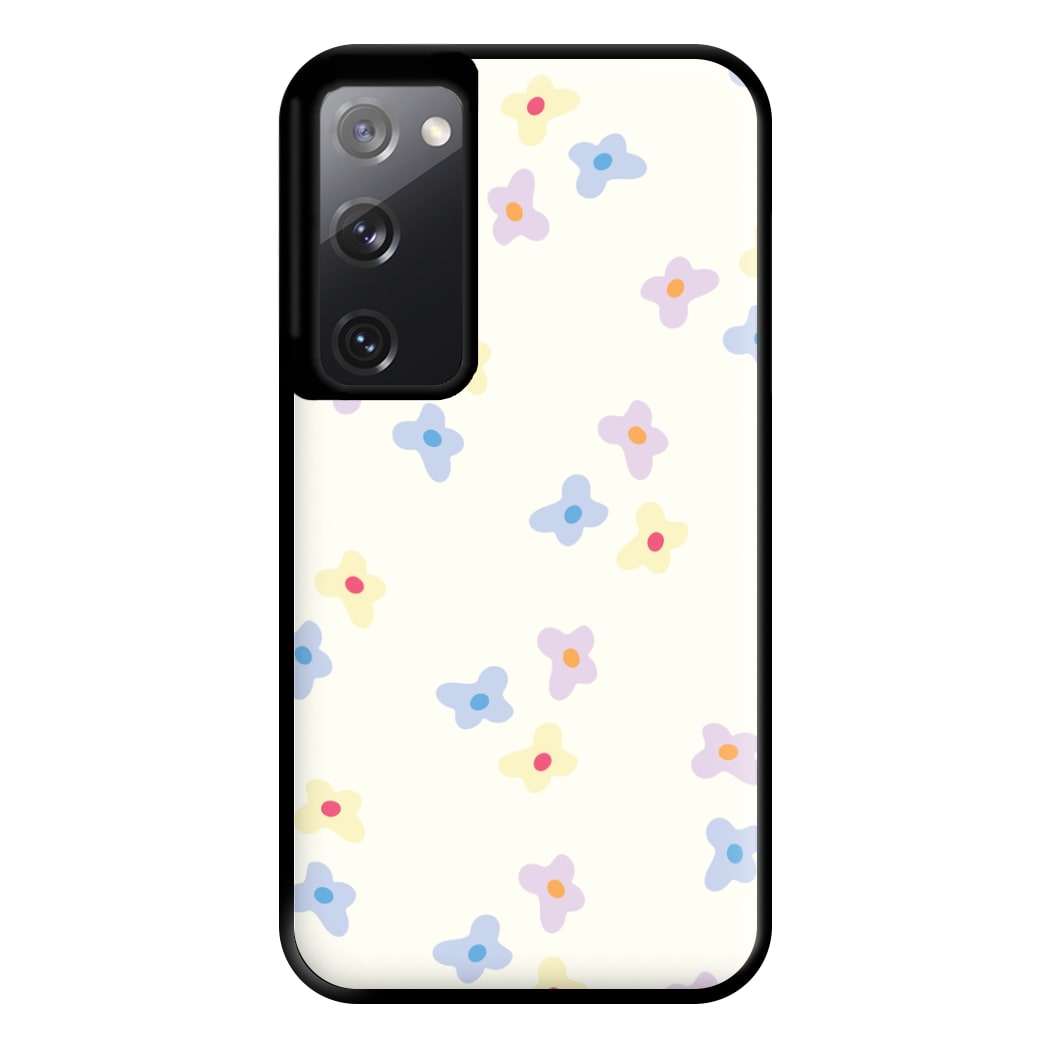 Pastel Flowers Pattern Phone Case for Galaxy S20FE