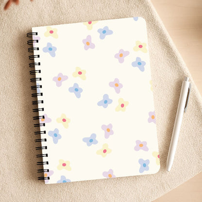 Pastel Flowers Pattern Notepad
