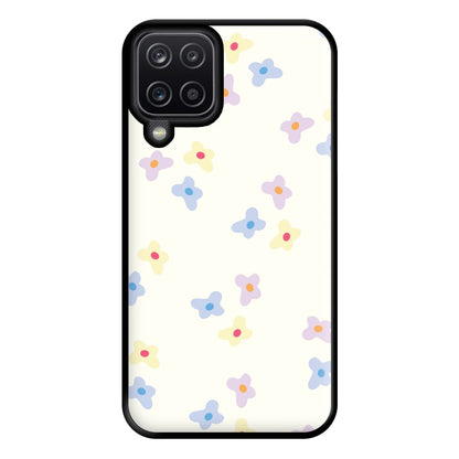 Pastel Flowers Pattern Phone Case for Galaxy A12