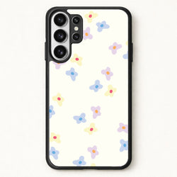 Pastel Flowers Pattern Phone Case for Galaxy S26 Ultra