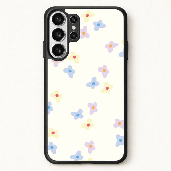 Pastel Flowers Pattern Phone Case for Galaxy S26 Ultra