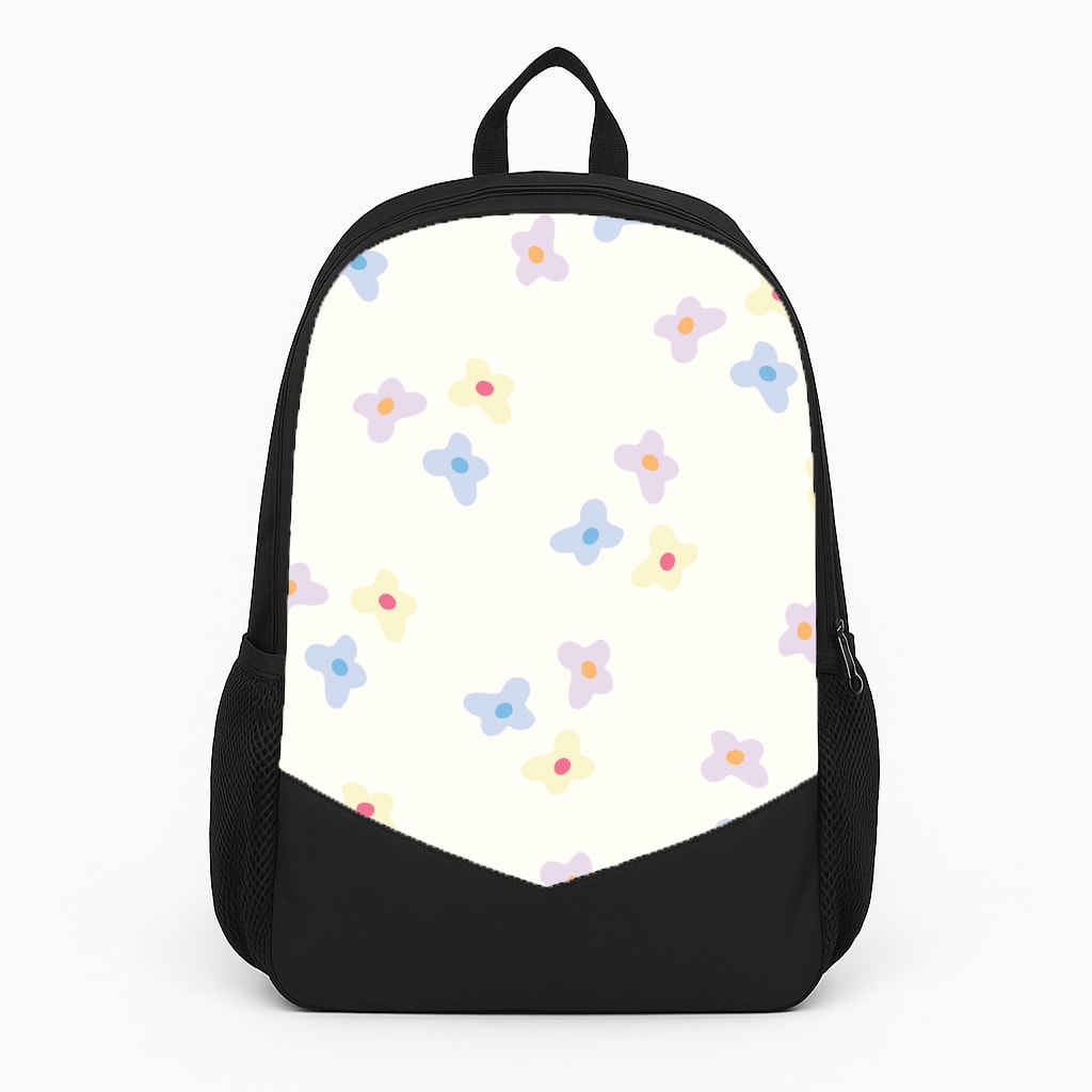 Pastel Flowers Pattern Backpack