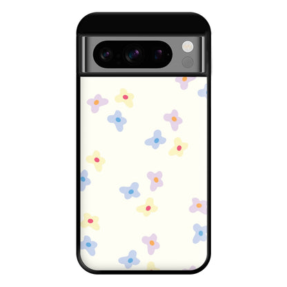 Pastel Flowers Pattern Phone Case for Google Pixel 8 Pro