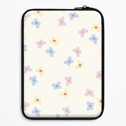 Pastel Flowers Pattern Universal Laptop Sleeve