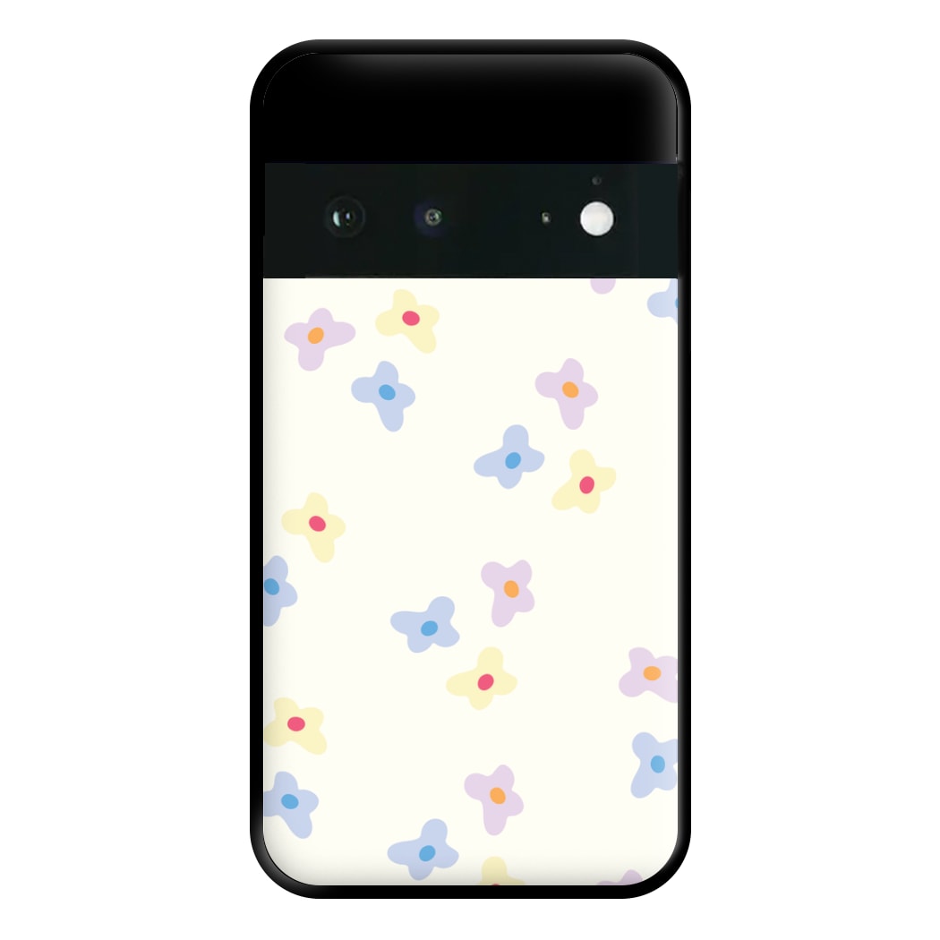 Pastel Flowers Pattern Phone Case for Google Pixel 6a
