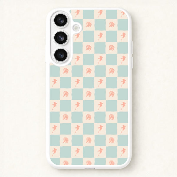 Patchwork Floral Pattern Phone Case for Galaxy S26