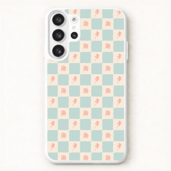 Patchwork Floral Pattern Phone Case for Galaxy S26 Ultra