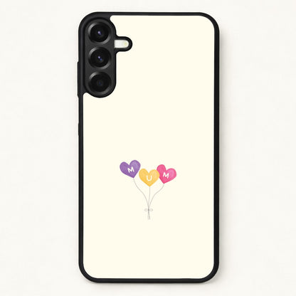 Mum Watercolour Balloons Phone Case for Galaxy A37