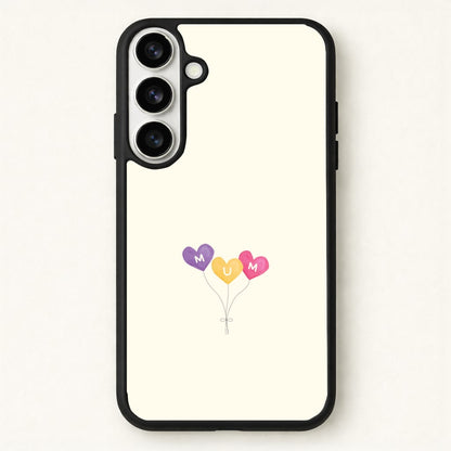 Mum Watercolour Balloons Phone Case for Galaxy S26 Plus