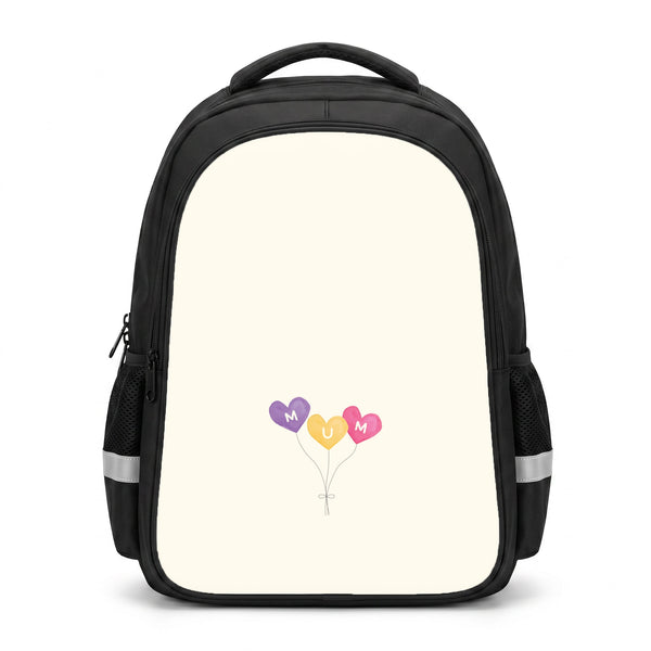 Mum Watercolour Balloons Backpack
