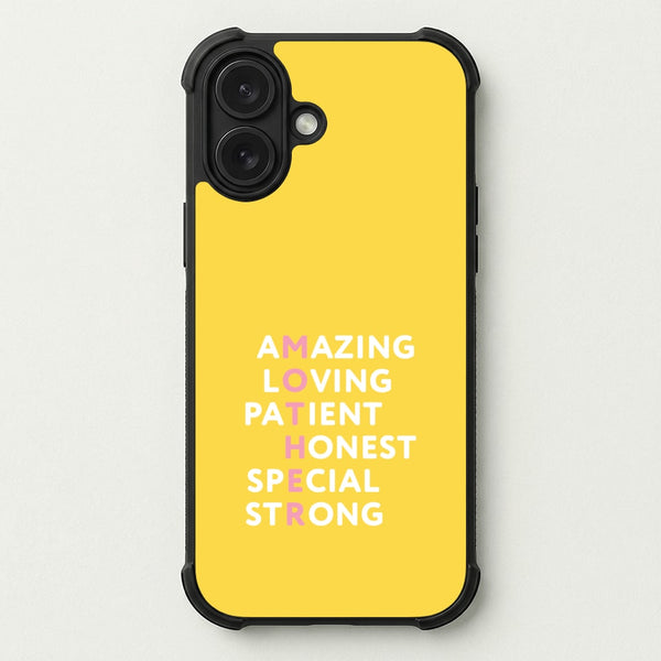 Mother Anagram Phone Case — Bumper case