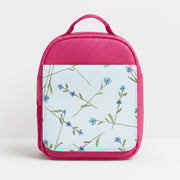 Baby Blue Floral Pattern Lunchbox 3